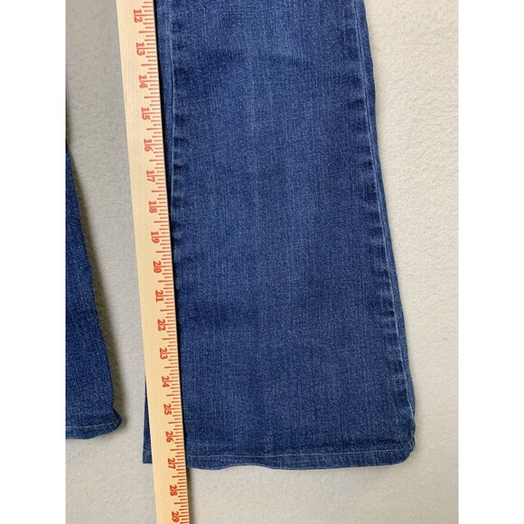 Billabong Jeans Womens 3 Low Rise Blue Bootcut Flare Stretch Denim Y2K Vintage - Picture 7 of 10